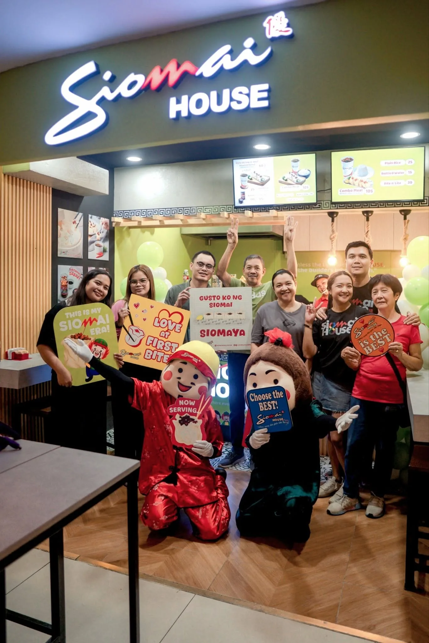 The Siomai House community gathered for a photo