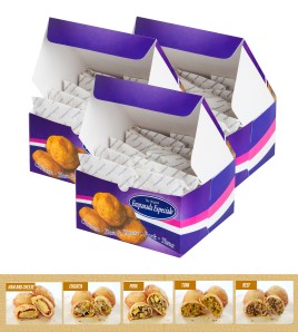 Three boxes of assorted Empanada Especiale